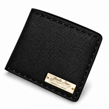 Load image into Gallery viewer, Cameron Safari Black Luxury Leather Wallet