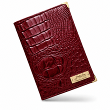 Load image into Gallery viewer, Giorgio Safari Oxblood Luxury Travel Document Holder