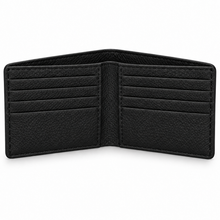 Load image into Gallery viewer, Cameron Safari Black Luxury Leather Wallet