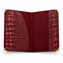 Load image into Gallery viewer, Giorgio Safari Oxblood Luxury Travel Document Holder