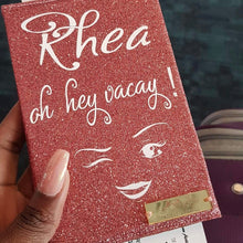 Load image into Gallery viewer, Pearl Luxury Rose Gold Glitter Passport Holder - JHENELLA ISAAC