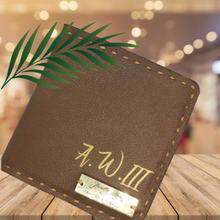 Load image into Gallery viewer, Cameron Safari Chocolate Brown Luxury Leather Wallet