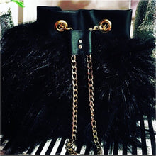 Load image into Gallery viewer, Georgina Timeless Rose Luxury Fur Bucket Handbag - JHENELLA ISAAC