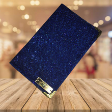 Load image into Gallery viewer, Royal Blue Aria Queen of the Night Luxury Travel Document Holder