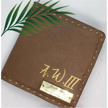Load image into Gallery viewer, Cameron Safari Chocolate Brown Luxury Leather Wallet - JHENELLA ISAAC