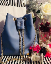Load image into Gallery viewer, Georgina Timeless Rose Luxury Bucket Handbag
