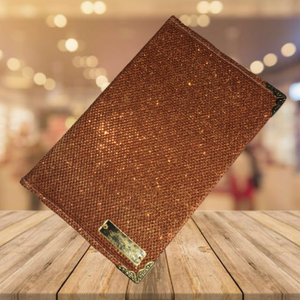 Burnt Orange Aria Queen of the Night Luxury Travel Document Holder
