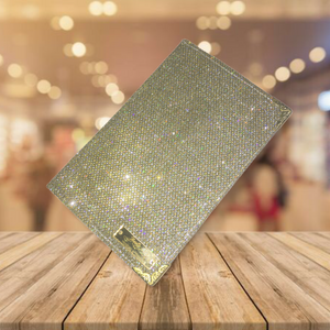 Diamond Silver Aria Queen of the Night Luxury Travel Document Holder